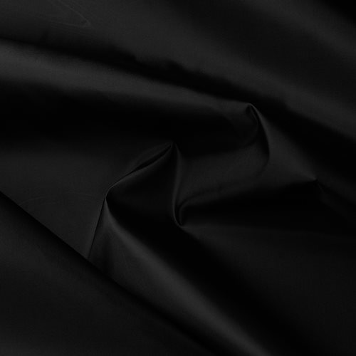 Seidentaft - Öko-Tex® Polyesterfutter – schwarz