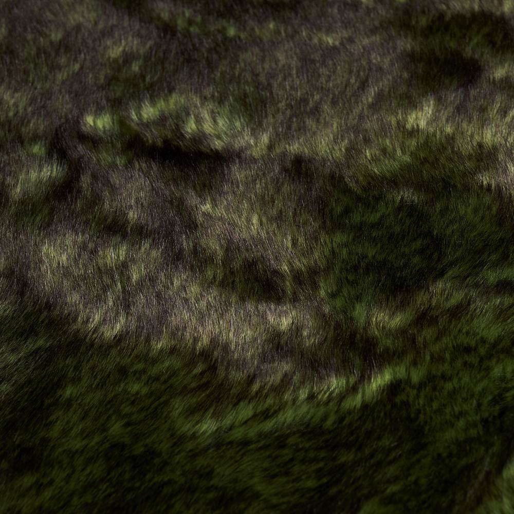 Forest Wolf Webpelz (dunkelgrün/beige-braun) 10cm Schritte