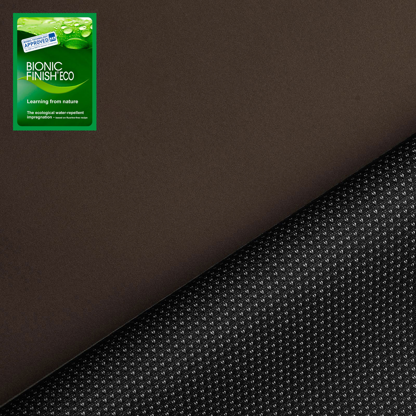 Athletik - leichter Softshell mit Membrane (braun)
