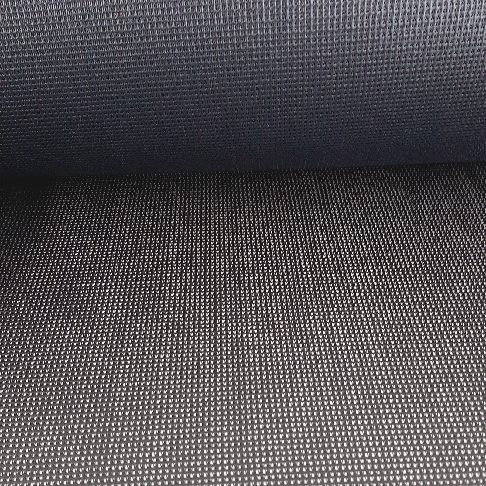 Stückverkauf Gittergewirke Seat Gard - Schwarz/Anthrazit - 0,55m x 2,05m