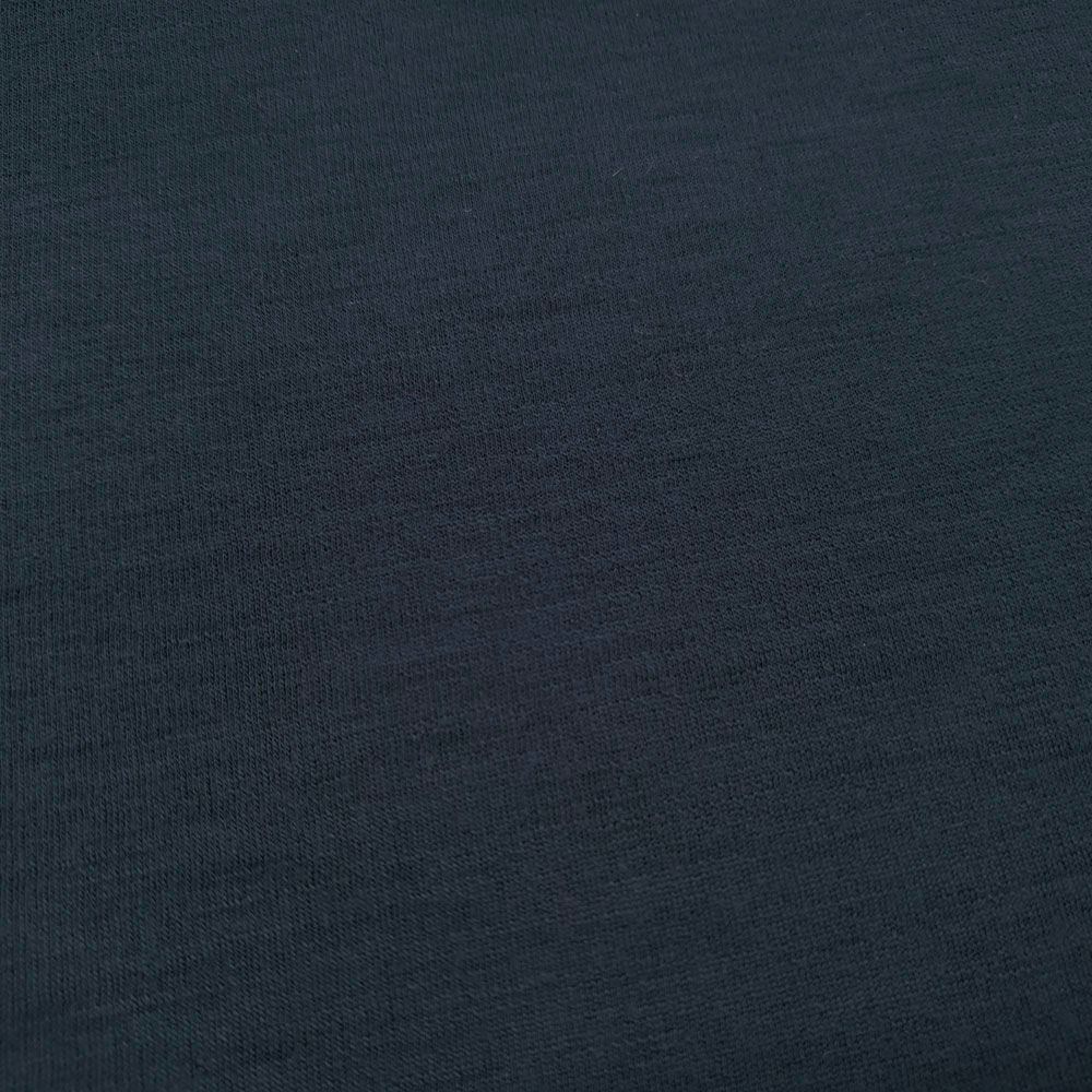 Amanda – Merino Double Face Jersey – Überbreite 170 cm - Dunkelblau Melange / Marine